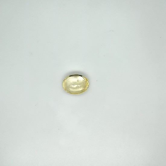 Yellow Sapphire (Pukhraj) 7.66 Ct Lab Tested